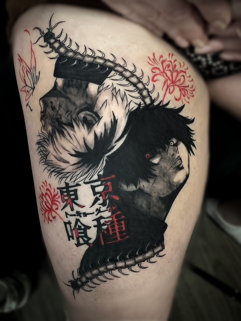 Tatouage inspiré de Tokyo Ghoul