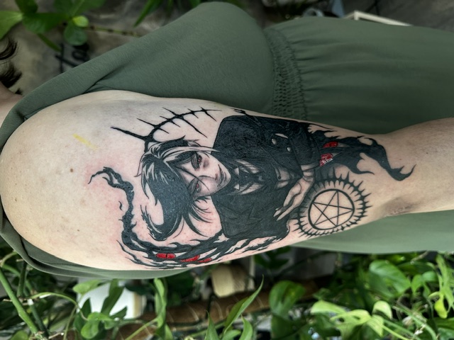 Tatouage de portrait fantastique